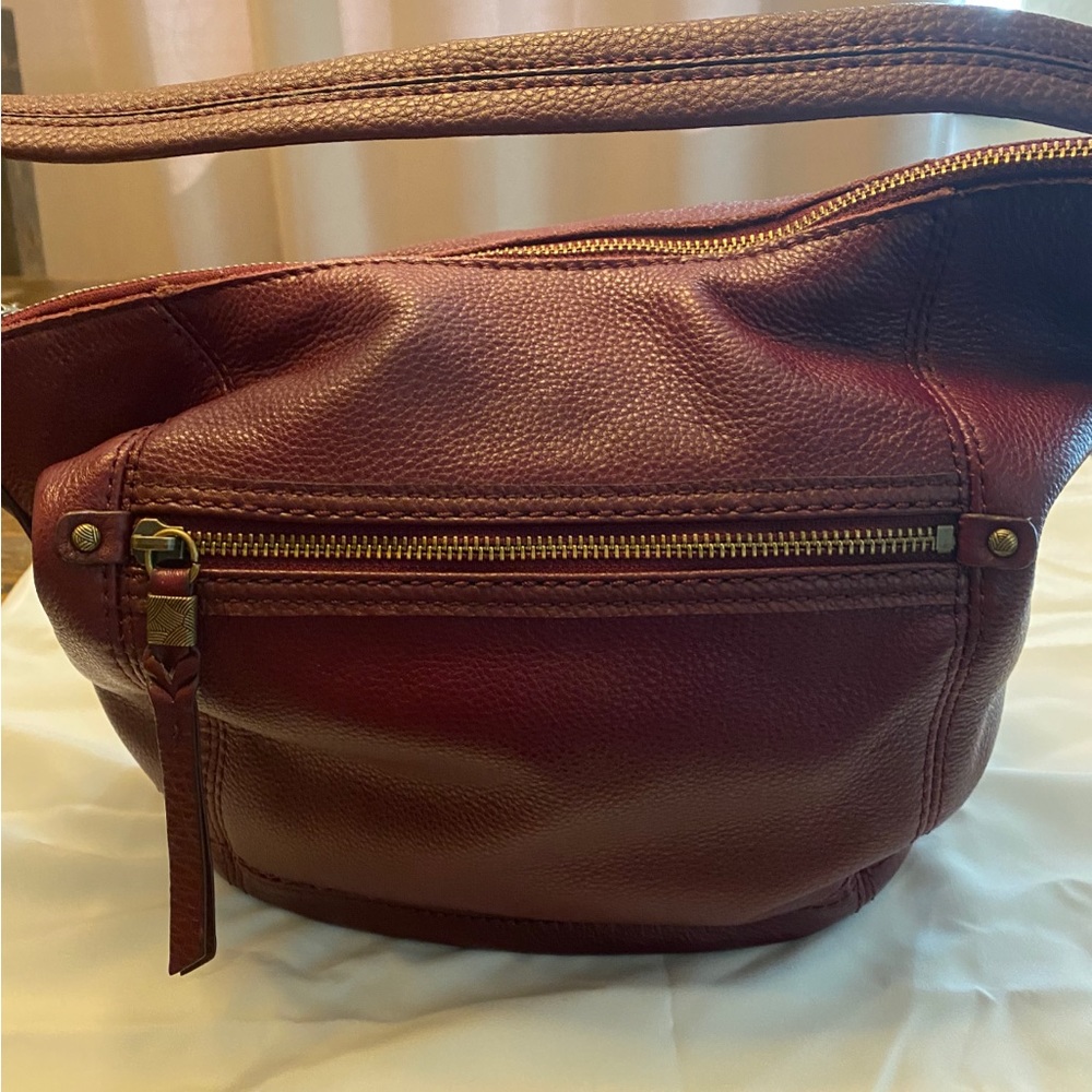 The Sak leather shoulder bag.